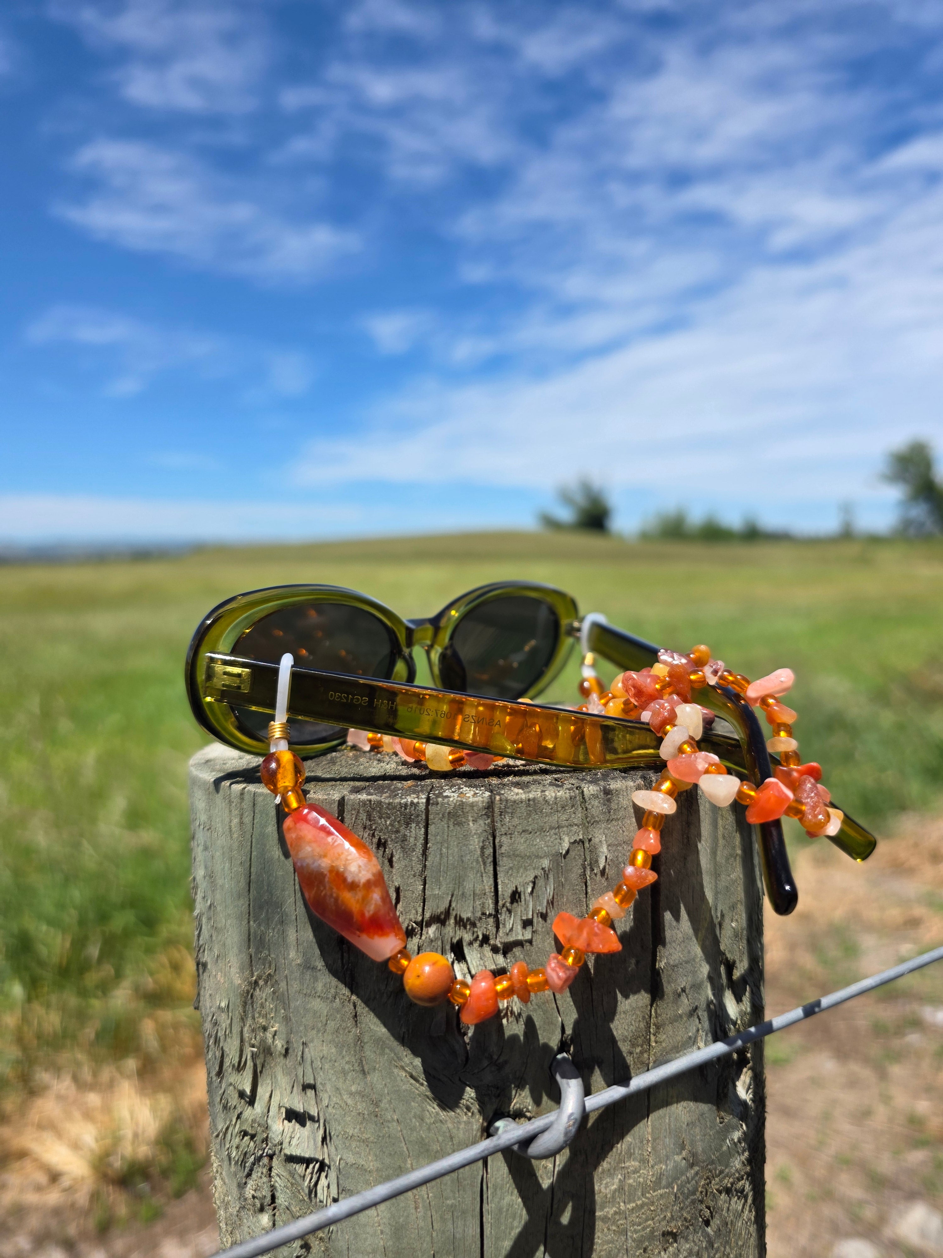 Orange Roll Glasses Chain